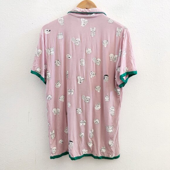 MORIAH ELIZABETH Me Girls Doodle Short Sleeves Pajama Set Size Medium - Picture 2 of 12